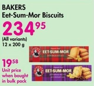 Makro BAKERS Eet-Sum-Mor Biscuits offer