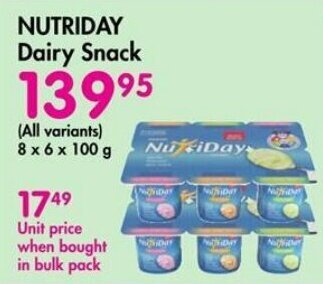 Makro NUTRIDAY Dairy Snack offer