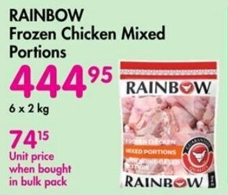 Makro RAINBOW Frozen Chicken Mixed Portions offer