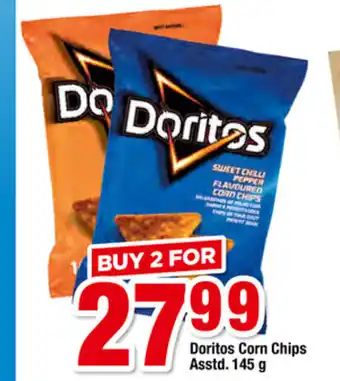 OK Foods Doritos Corn Chips Asstd 145g offer