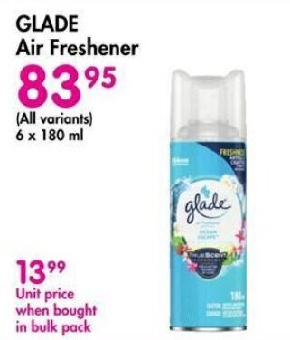 Makro GLADE Air Freshener offer