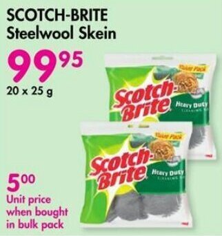 SCOTCH-BRITE Steelwool Skein