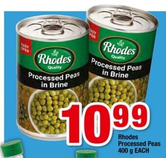OK Foods Rhodes Processed Peas 400g each offer