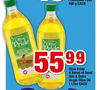 OK Foods Olive Pride A Blend of Seed Oils & Extra Virgin Olive Oil 1 Litre each offer
