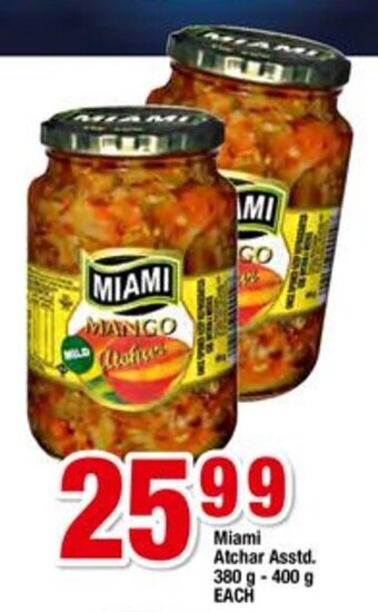 Miami Atchar Asstd 380g-400g each