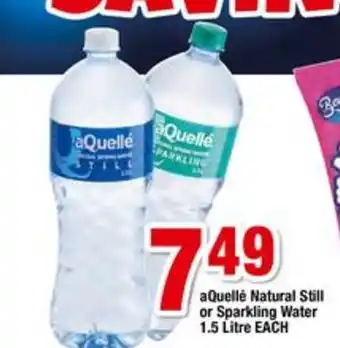 OK Foods aQuelle Natural Still or Sparkling Water 1.5L each offer