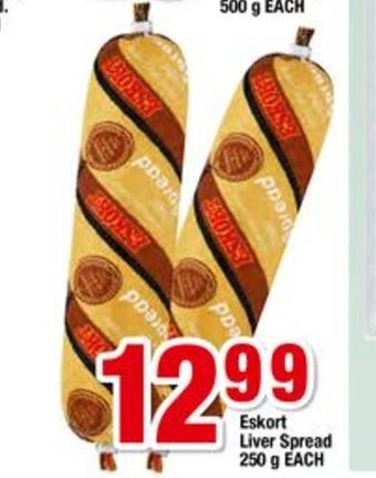Eskort Liver Spread 250g each