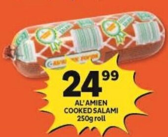 Shoprite AL'AMIEN COOKED SALAMI 250g roll offer