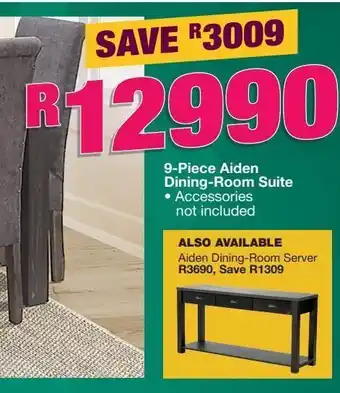 House & Home Dining room suite offer