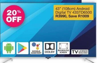 House & Home Smart tv 43'' offer
