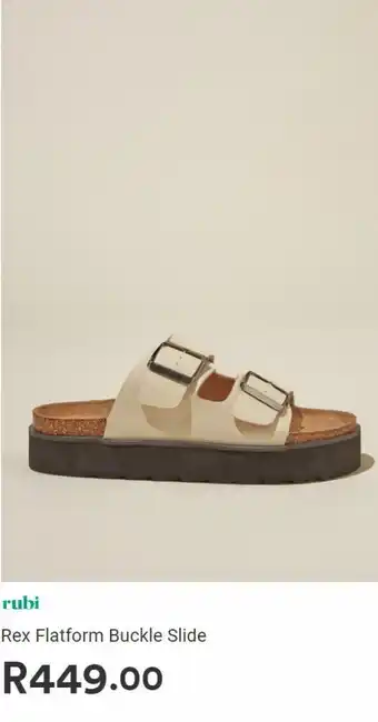 Rex flatform buckle slide