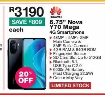 House & Home Smartphones huawei nova y70 offer