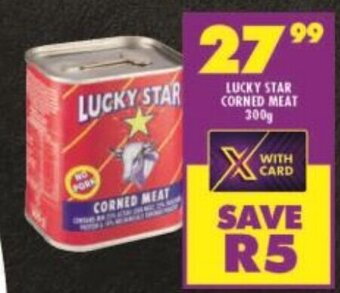 Shoprite LUCKY STAR CORNED MEAT 300g offer