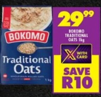 Shoprite BOKOMO Traditional Oats 1kg offer