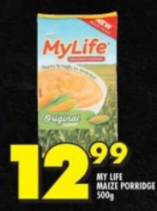 Shoprite MY LIFE MAIZE PORRIDGE 500g offer