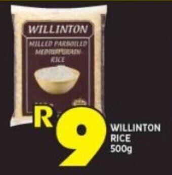 Shoprite WILLINTON RICE 500g offer