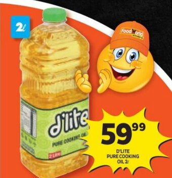 D'LITE PURE COOKING OIL 2L