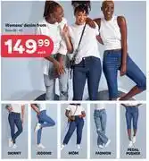 PEP Women's denim sizes 28-40-each offer
