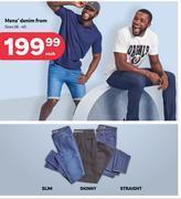 PEP Men's denim sizes 28-40-each offer