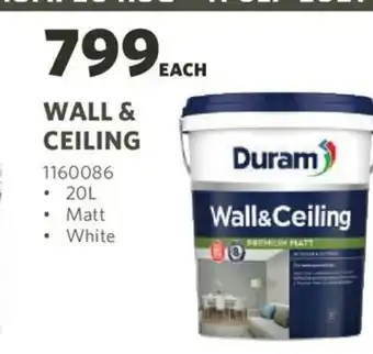 BUCO Duram - Wall & Ceiling 20L - 1160086 offer