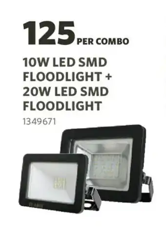 BUCO 10W LED SMD Floodlight + 20W LED SMD Floodlight - 1349671 offer