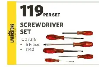 Livingstone - Screwdriver Set - 1007318
