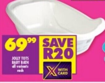 Shoprite JOLLY TOTS BABY BATH all variants each offer