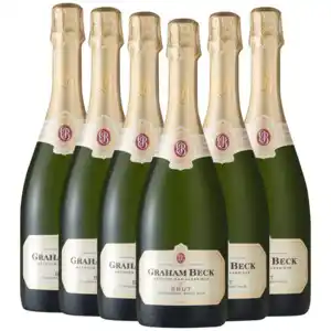 Shoprite Liquor Graham beck cap classique brut sparkling wine bottles 6 x 750ml offer
