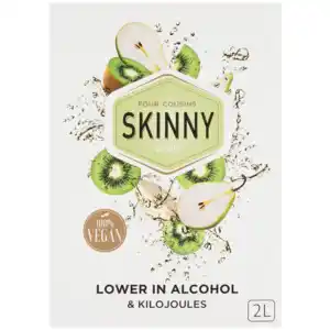 Shoprite Liquor Four cousins skinny white wine box 2l offer