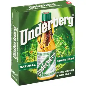 Underberg natural herbal digestive bitters 3 x 20ml