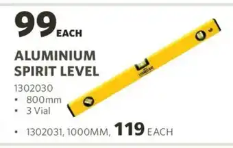 Livingstone - Aluminum Spirit Level 800mm - 1302030