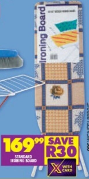 Shoprite STANDARD IRONING BOARD offer