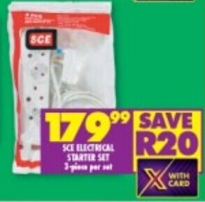 SCE ELECTRICAL STARTER SET