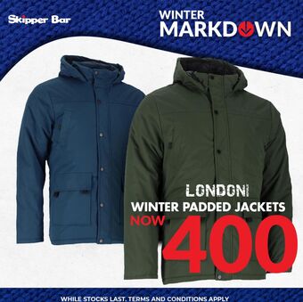 Skipper Bar Jacket offer