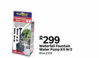 Leroy Merlin Waterfall fountain pump water pump kit nr2 offer