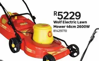 Leroy Merlin Wolf electric lawn mower 46cm 2.6kw offer