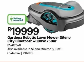 Robotic lawn mower 750m² 4kw
