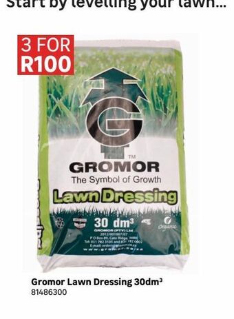 Leroy Merlin Gromor lawn dressing 30dm3 offer