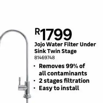 Leroy Merlin Water filter under sink twin stage offer