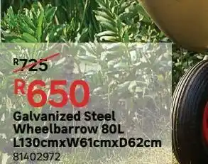 Leroy Merlin Wheelbarrow 80l offer