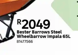 Leroy Merlin Wheelbarrow 65l offer