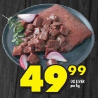 Shoprite OX LIVER per kg offer