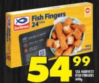 Shoprite SEA HARVEST FISH FINGERS 600g offer