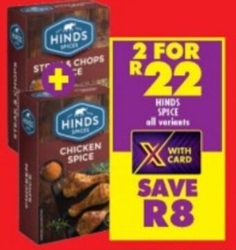 Shoprite HINDS SPICE all variants offer