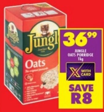 Shoprite JUNGLE OATS PORRIDGE 1kg offer