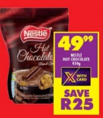 Shoprite NESTLE HOT CHOCOLATE 450g offer