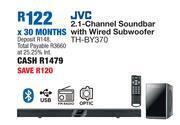 OK Furniture Jvc 2.1 channel soundbar with wired subwoofer th-by370 offer