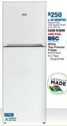 OK Furniture Kic 170l white top freezer fridge ktf518/2 offer
