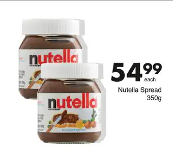 Save Nutella Spread 350g offer