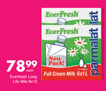 Save Everfresh Long Life Milk 6x1lt offer